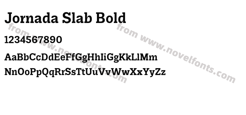 Jornada Slab BoldPreview