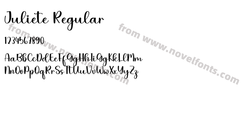 Juliete RegularPreview