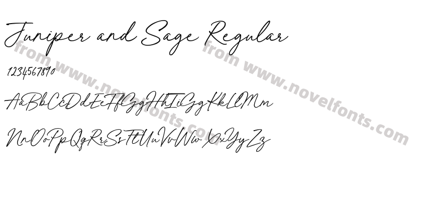 Juniper and Sage RegularPreview