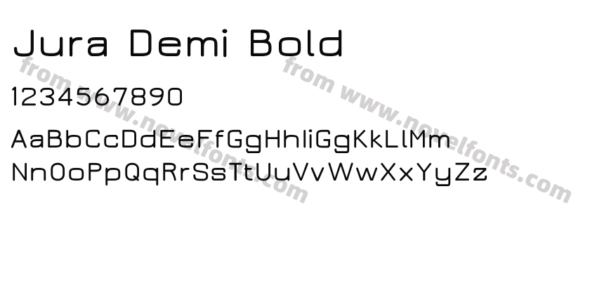 Jura Demi BoldPreview