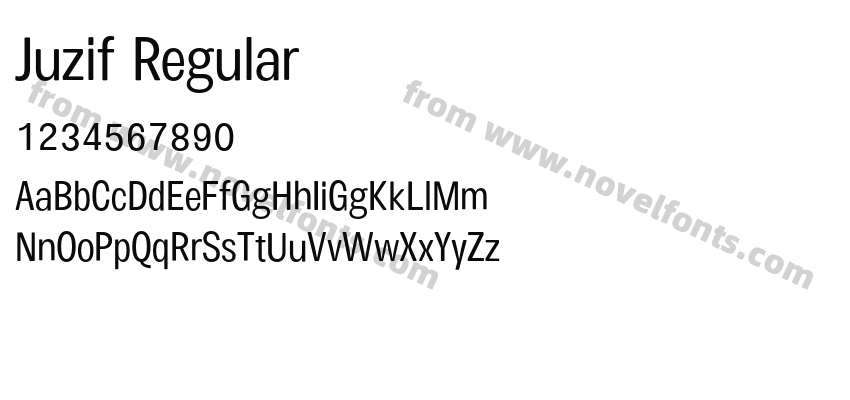 Juzif RegularPreview