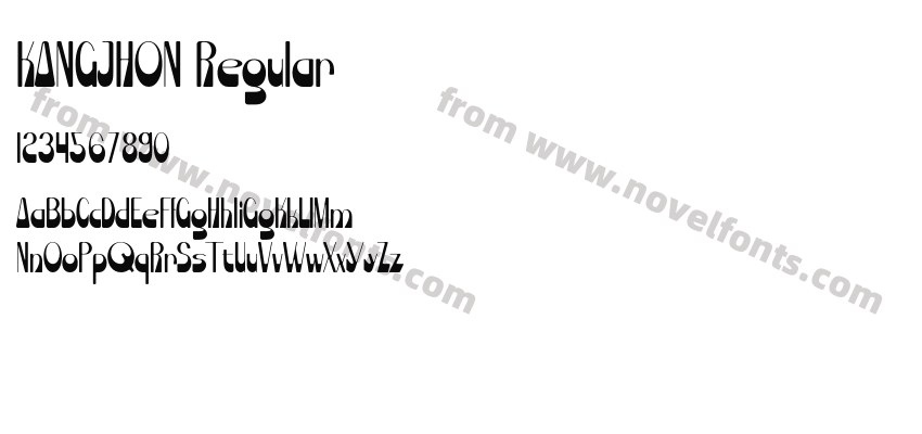 KANGJHON RegularPreview