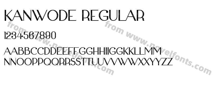KANWODE RegularPreview
