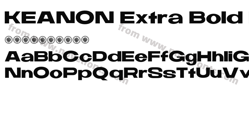 KEANON Extra Bold Demo VersionPreview