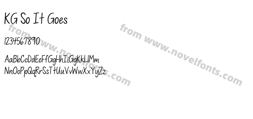 KG So It GoesPreview
