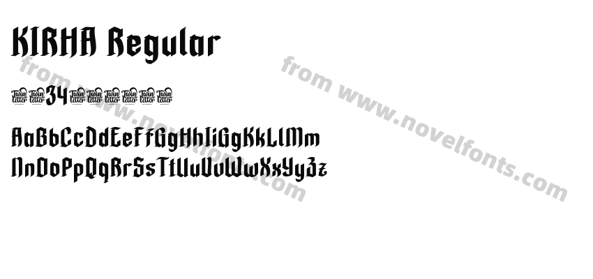 KIRHA RegularPreview