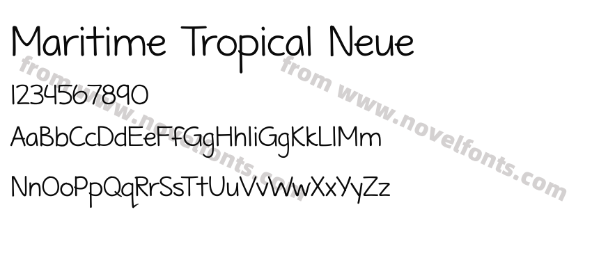 Maritime Tropical NeuePreview