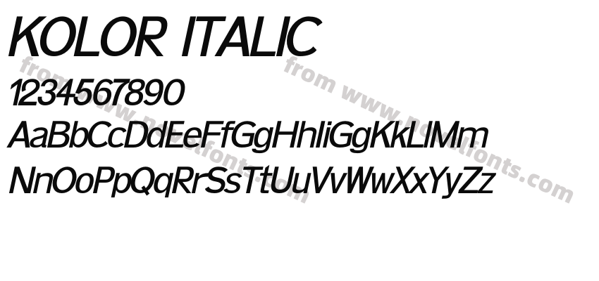 KOLOR ITALICPreview
