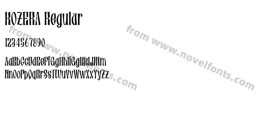 KOZERA RegularPreview