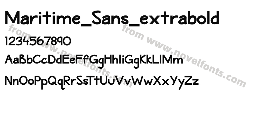 Maritime_Sans_extraboldPreview