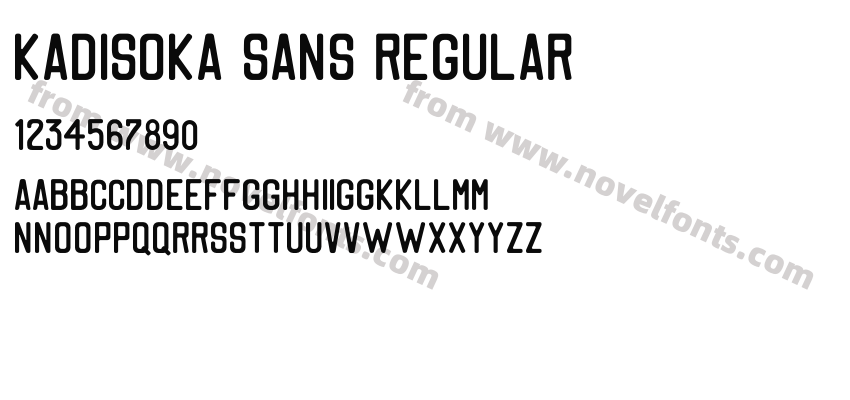 Kadisoka Sans RegularPreview