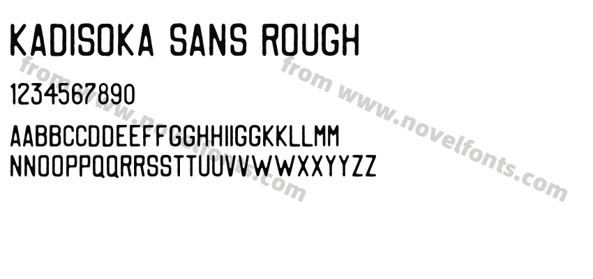 Kadisoka Sans RoughPreview