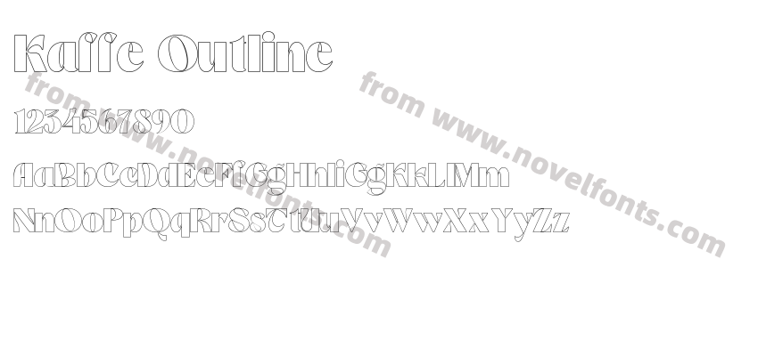 Kaffe OutlinePreview