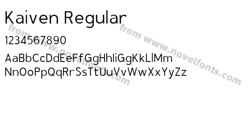 Kaiven RegularPreview