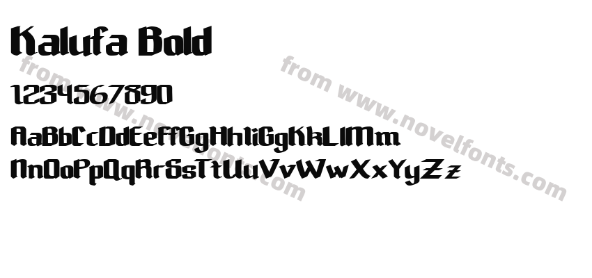 Kalufa BoldPreview