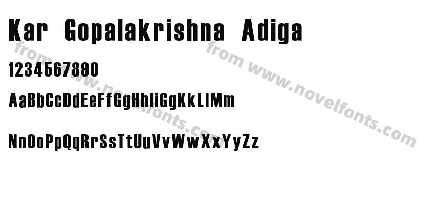 Kar Gopalakrishna AdigaPreview