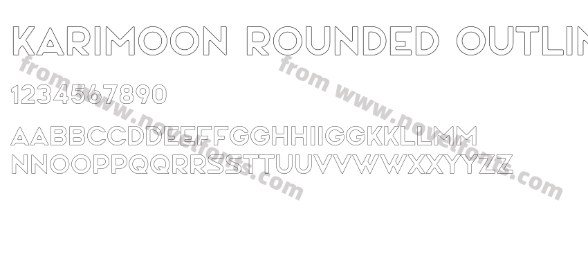 Karimoon Rounded OutlinePreview