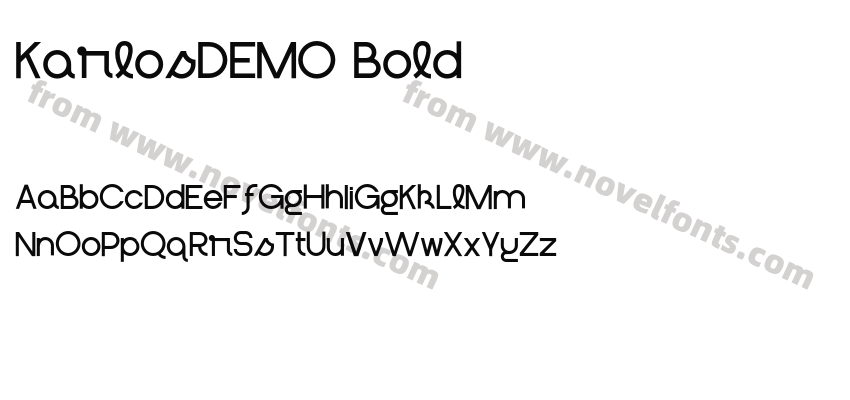 KarlosDEMO BoldPreview
