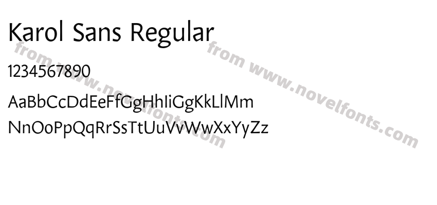Karol Sans RegularPreview