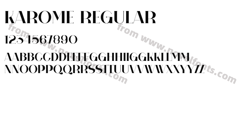 Karome RegularPreview