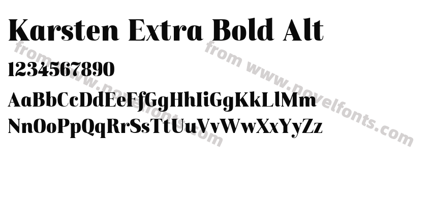 Karsten Extra Bold AltPreview