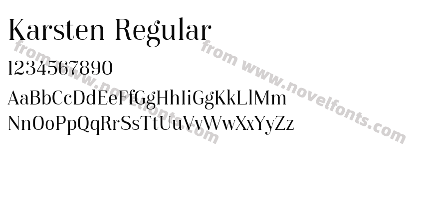 Karsten RegularPreview