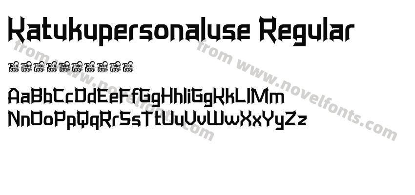 Katukupersonaluse RegularPreview