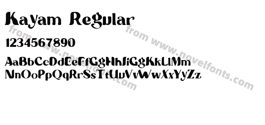 Kayam RegularPreview