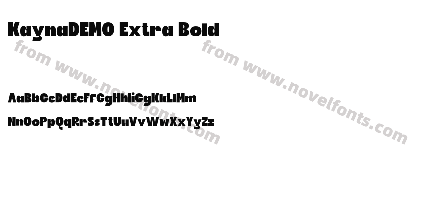 KaynaDEMO Extra BoldPreview