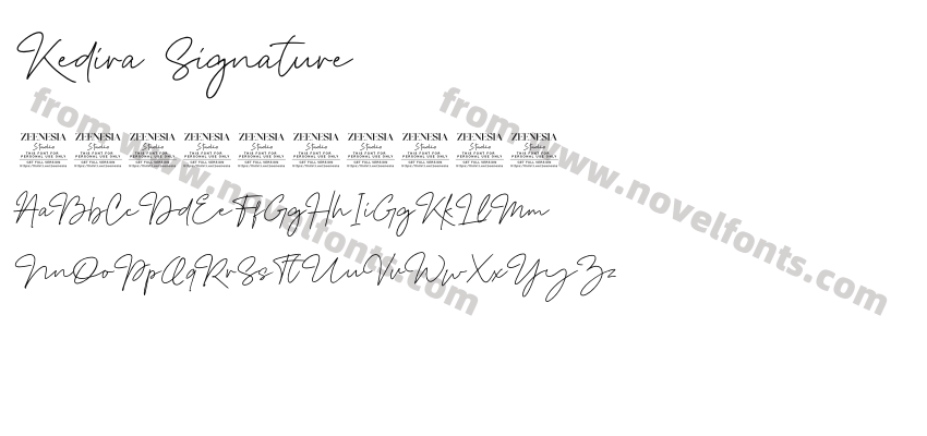 Kedira SignaturePreview