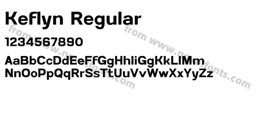Keflyn RegularPreview