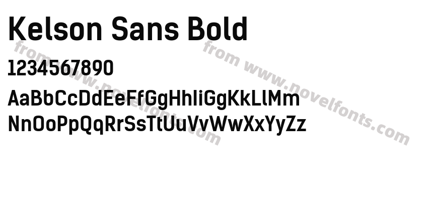 Kelson Sans BoldPreview
