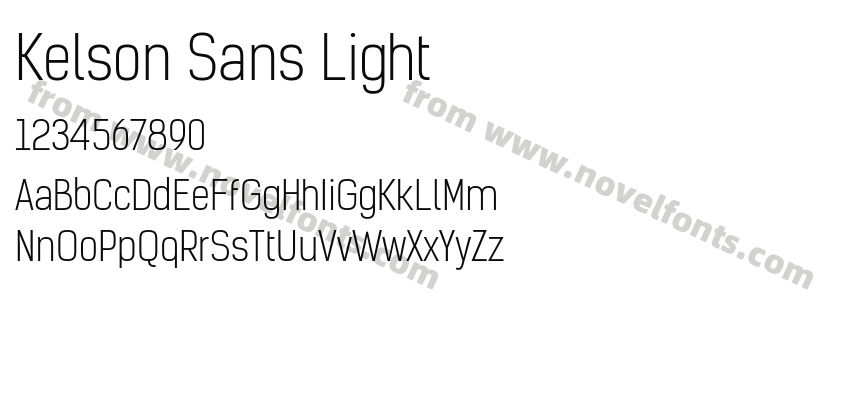 Kelson Sans LightPreview