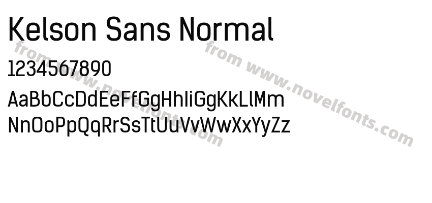 Kelson Sans NormalPreview