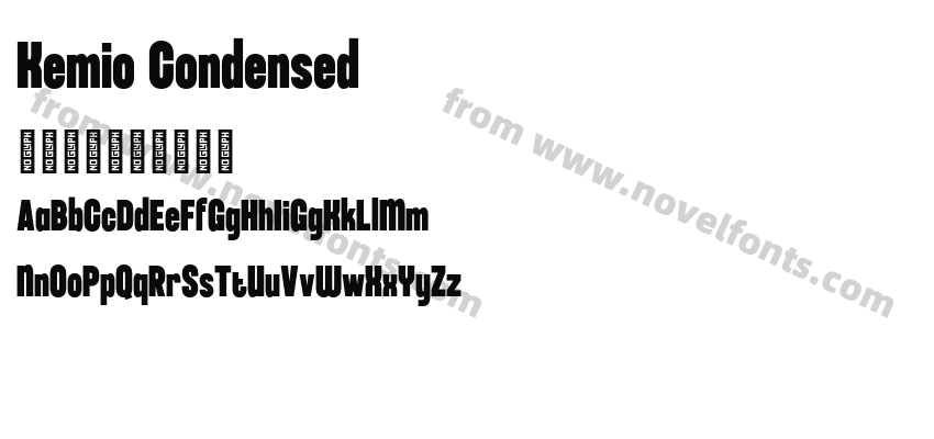 Kemio CondensedPreview