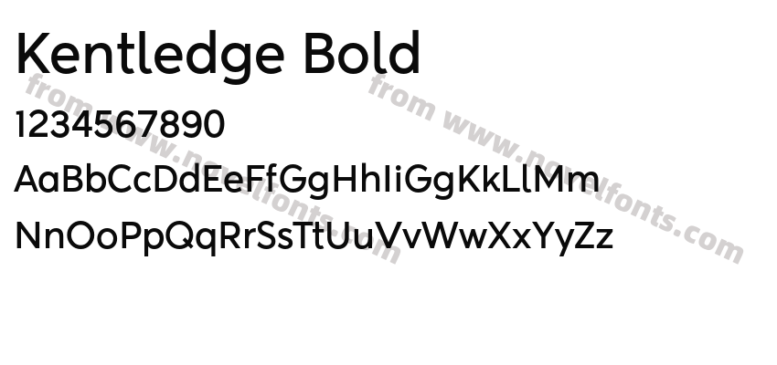 Kentledge BoldPreview
