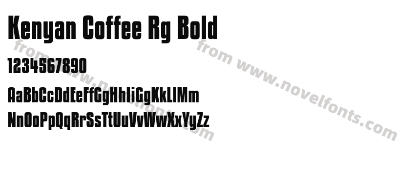 Kenyan Coffee Rg BoldPreview