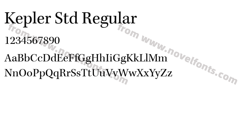 Kepler Std RegularPreview