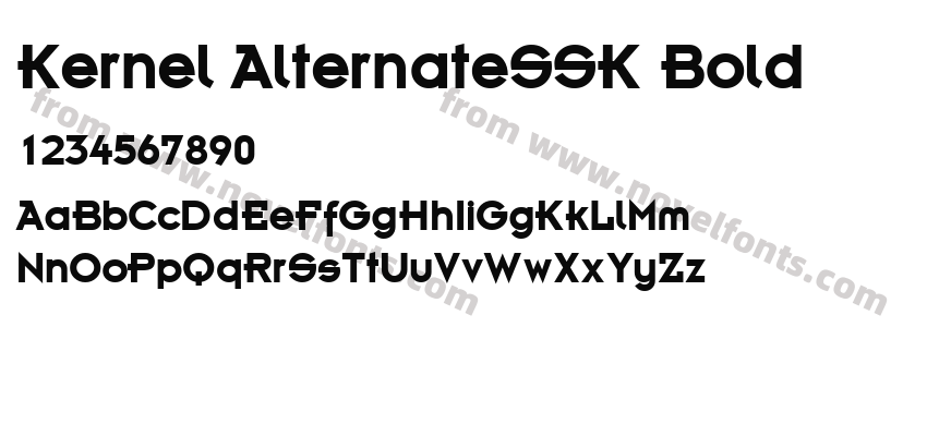 Kernel AlternateSSK BoldPreview