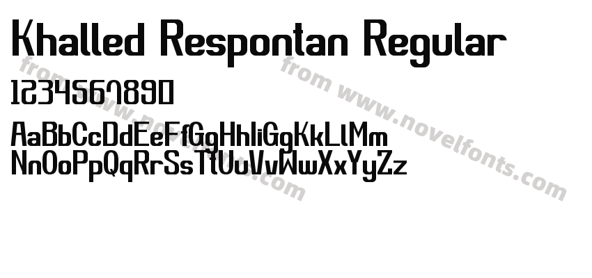 Khalled Respontan RegularPreview