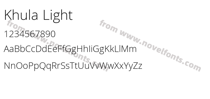 Khula LightPreview