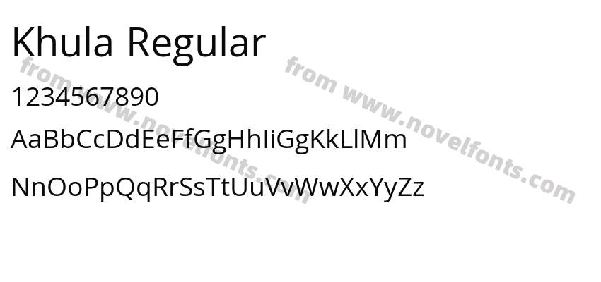 Khula RegularPreview