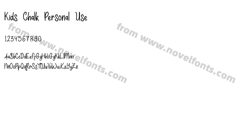 Kids Chalk Personal UsePreview
