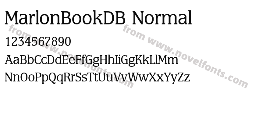 MarlonBookDB NormalPreview