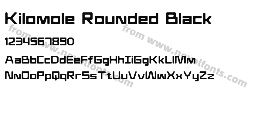 Kilomole Rounded BlackPreview