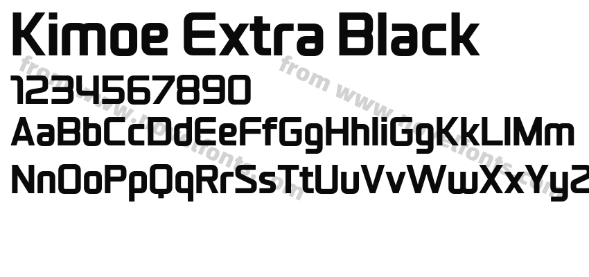 Kimoe Extra BlackPreview