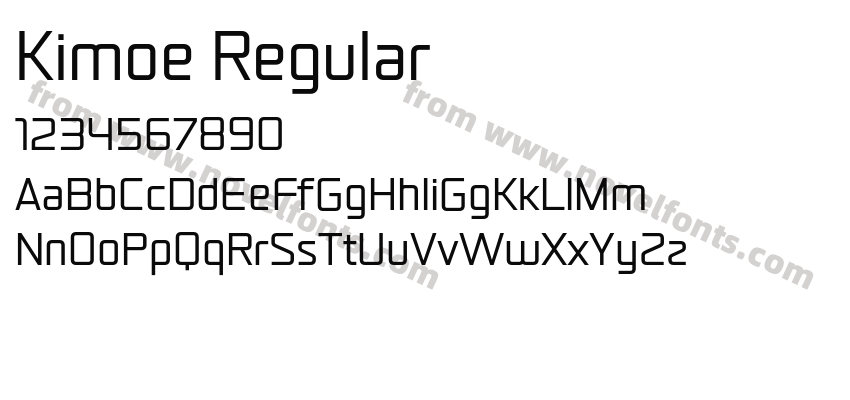 Kimoe RegularPreview