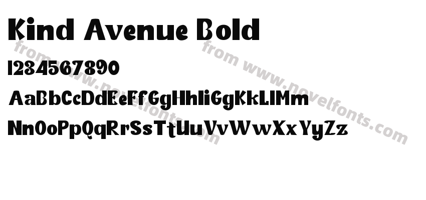 Kind Avenue BoldPreview