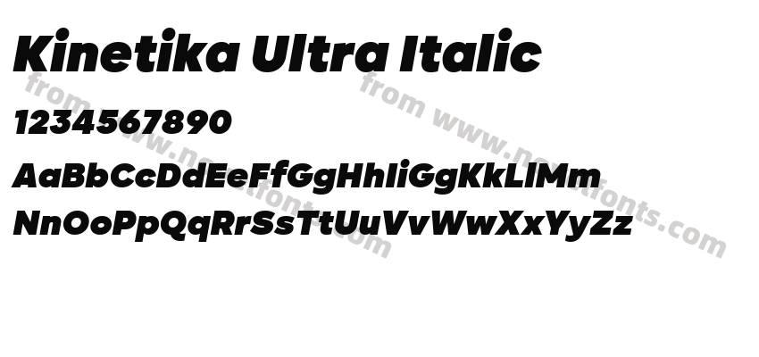 Kinetika Ultra ItalicPreview