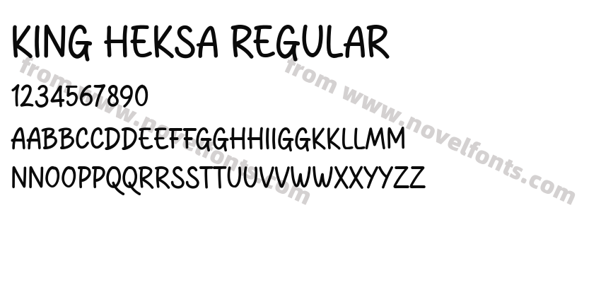 King Heksa RegularPreview